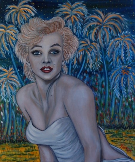 Oil Painting > About a Girl ( Marilyn Monroe )